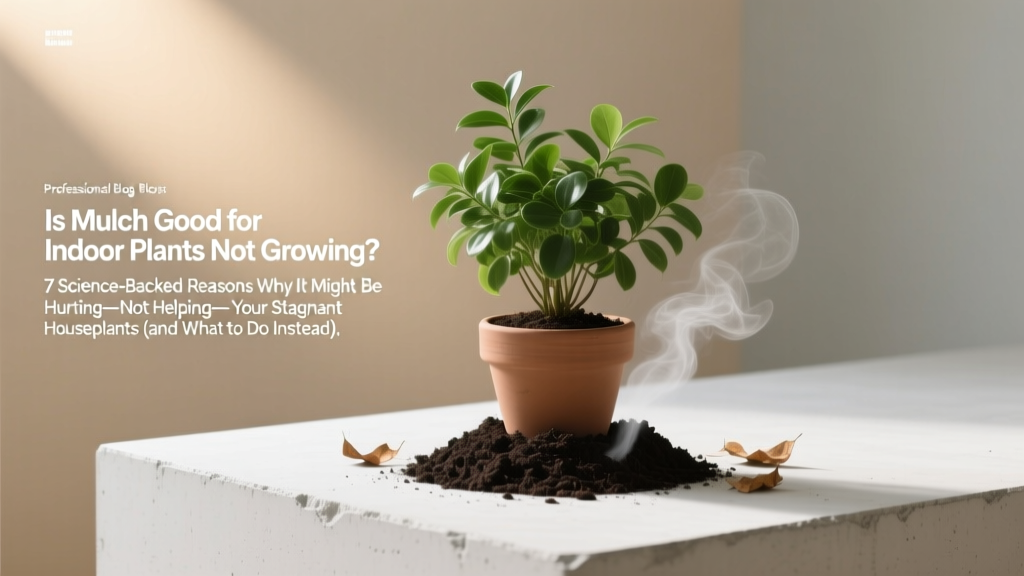 Is Mulch Good for Indoor Plants Not Growing? 7 Science-Backed Reasons Why It Might Be Hurting—Not Helping—Your Stagnant Houseplants (and What to Do Instead)