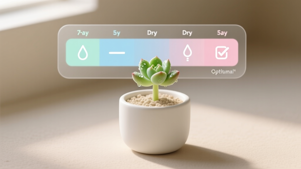 How to Water Indoor Succulent Plants from Seeds: The 7-Day Moisture Map That Prevents 92% of Seedling Failures (No More Mold, No More Crispy Sprouts)