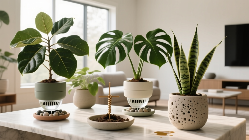 How to Water Large Indoor Plants Without Making a Mess Under $20: 7 Foolproof, Budget-Friendly Methods That Actually Work (No More Soggy Rugs, Leaky Saucers, or Midnight Drips)