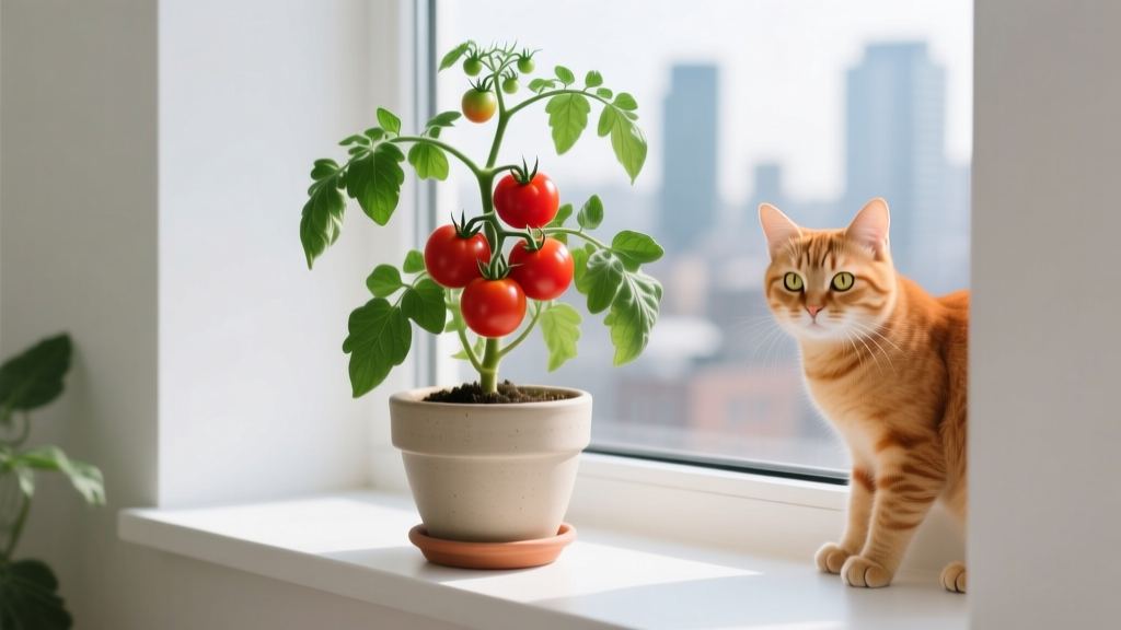 Toxic to Cats? Can I Plant Tomatoes Indoors Safely? The Truth About Tomato Plants, Ripening Fruit, and Your Feline’s Health—Plus a 5-Step Indoor Growing Guide That Keeps Both Happy