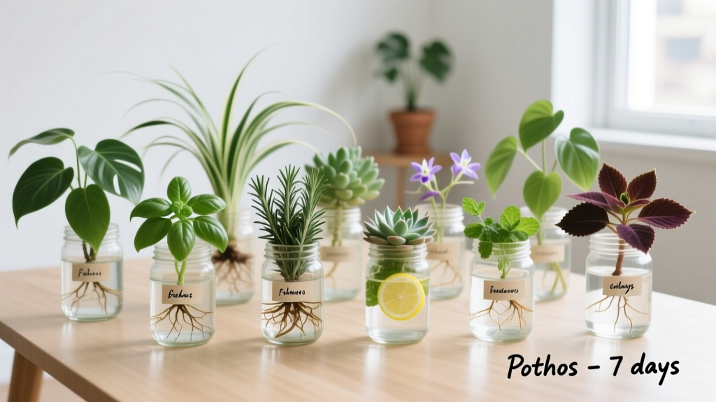 Which Plants Should I Start Indoors From Cuttings? 12 Foolproof Choices That Root in 7–14 Days (No Greenhouse Needed — Just Water, Scissors & Patience)