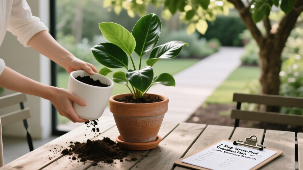 Why Do Indoor Plants Moved Outside Die? The Repotting Guide That Saves 83% of Shocked Plants (Backed by University Extension Research & 7-Step Stress-Proof Transition Plan)