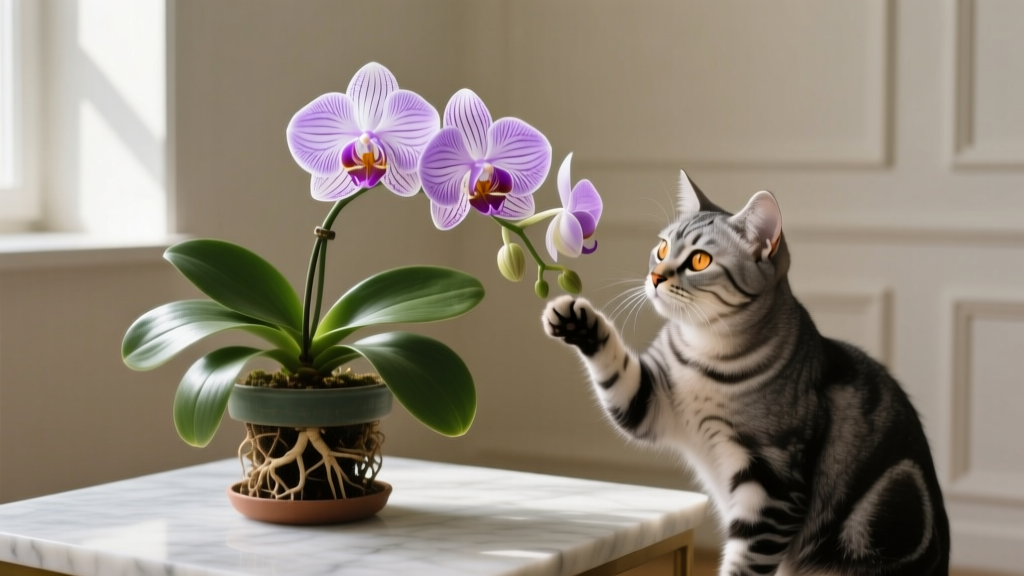 Orchids and Cats: The Truth About Toxicity + How Long Indoor Orchids *Really* Last (Spoiler: It’s Not Just ‘6 Weeks’ — Here’s the 3-Year Care Blueprint That Vets & Horticulturists Recommend)