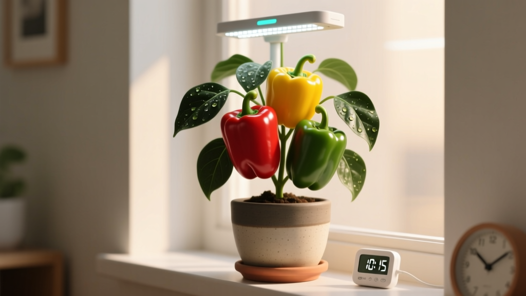 How to Grow a Bell Pepper Plant Indoors: The 7-Step Indoor Pepper Guide That Actually Yields Fruit (No Greenhouse Needed — Just Smart Light, Heat & Timing)