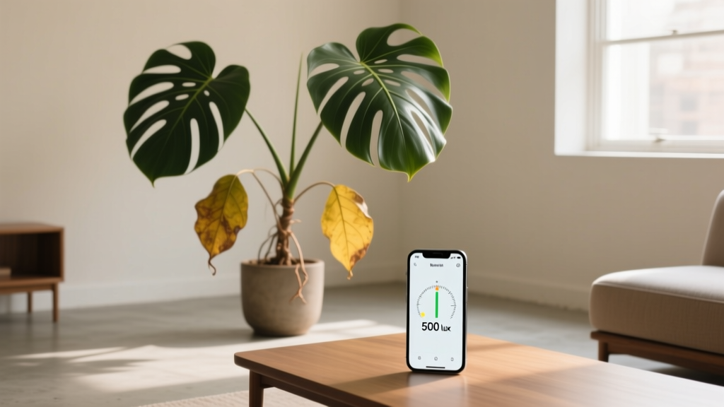 Large Indoor Plants Dying? Here’s What 'Indirect Sunlight' *Actually* Means — Plus a 5-Minute Light Test You Can Do With Your Phone (No Guesswork, No More Yellow Leaves)