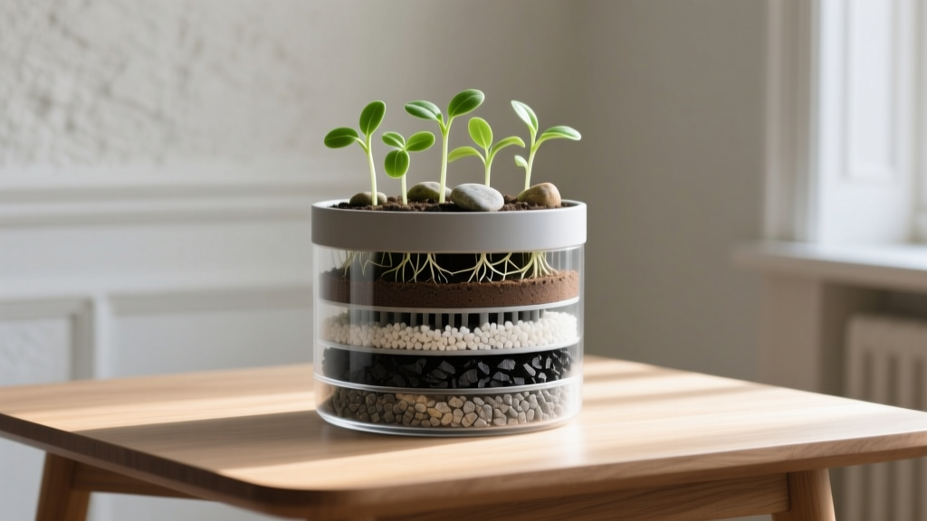What to Put Under Indoor Planter from Seeds: The 5-Layer Drainage System That Prevents Root Rot (and Why 92% of Beginners Skip #3)