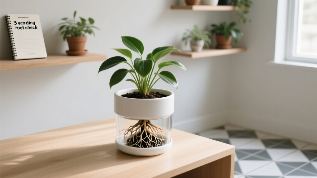 When Do You Repot Indoor Plants for Beginners? The 5-Second Root Check + 4 Non-Negotiable Timing Rules (That Prevent 92% of Repotting Failures)