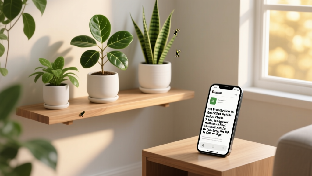 Pet Friendly How to Get Rid of Aphids Indoor Plants: 7 Safe, Vet-Approved Methods That Actually Work (No Toxic Sprays, No Risk to Cats or Dogs)