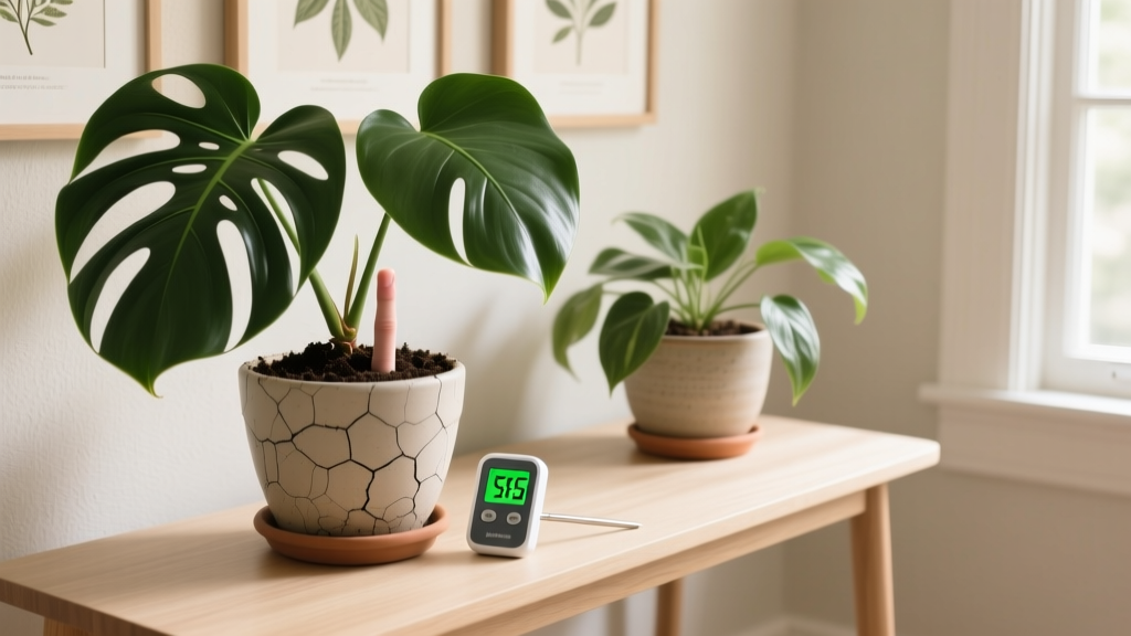 How Much to Water Indoor Plants Soil Mix: The 5-Second Finger Test + Moisture Meter Truths That Save Your ZZ Plant, Monstera & Pothos From Overwatering (Backed by Horticultural Science)