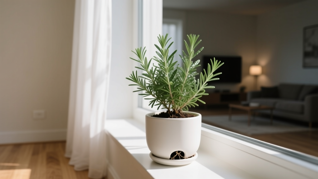 Why Your Indoor Rosemary Keeps Struggling (It’s Not Your Fault): The Truth About Its Slow Growth + 7 Non-Negotiable Care Steps That Actually Work — Even in Low-Light Apartments