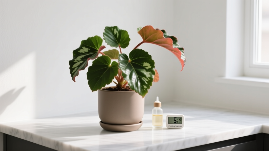 How to Care for Begonia Houseplants Fertilizer Guide: The 5-Minute Monthly Routine That Prevents Yellow Leaves, Leggy Growth & Sudden Drop-Off (No More Guesswork or Burned Roots)