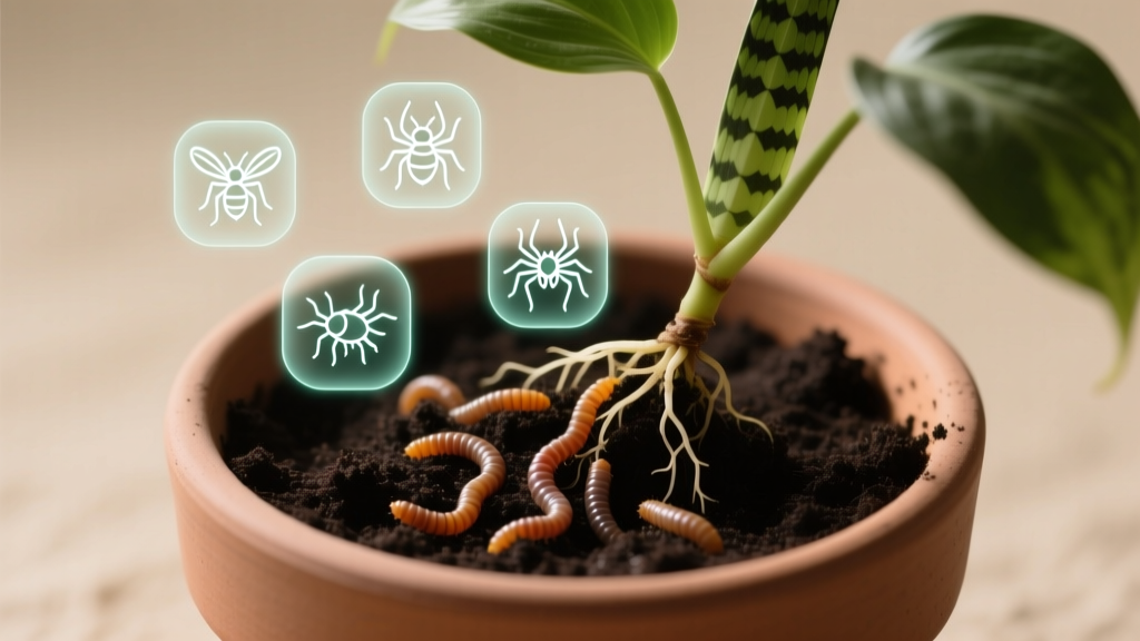 Can worm castings be used in indoor plants pest control? Yes — but only when applied *strategically*: Here’s the science-backed 4-step method that stops fungus gnats, aphids, and spider mites without harming roots, pets, or your peace of mind.