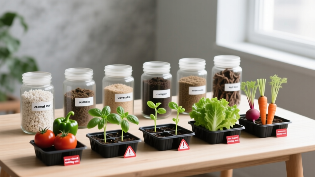 What Vegetable Plants to Start Indoors Soil Mix: The 7-Ingredient DIY Blend That Boosts Germination by 68% (and the 5 Veggies You Should *Never* Start in Potting Soil Alone)