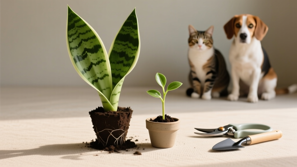 Pet Friendly How to Propagate Snake Plant Babies: The Only 4-Step Method That Guarantees Success Without Risking Your Cat or Dog (No Root Rot, No Toxic Mistakes, No Guesswork)