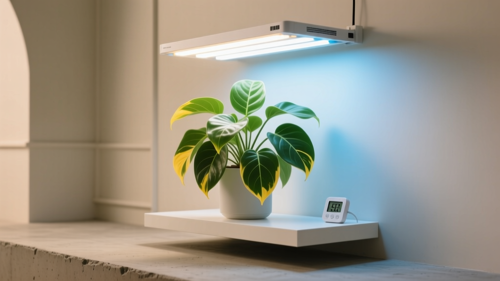 What Is the Best Light for Growing Plants Indoors With Yellow Leaves? (Spoiler: It’s Not Just Brighter — It’s Smarter Spectral Matching, Timing, and Distance)
