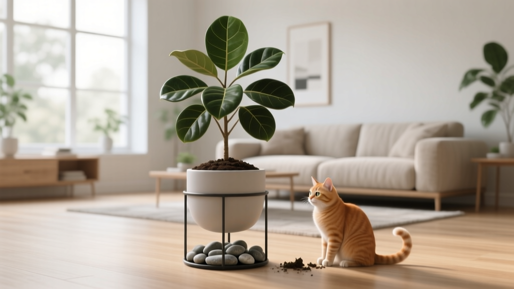 Toxic to Cats? What to Cover Indoor Plant Soil With: 7 Vet-Approved, Cat-Safe Barriers That Actually Work (No More Digging, Chewing, or Accidental Poisoning)