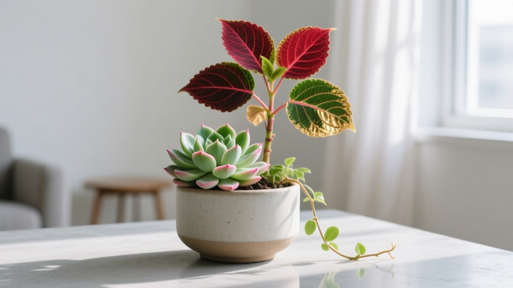Can succulent and coleus plants live indoors together? Yes—but only if you solve this critical mismatch in light, water, and humidity (here’s exactly how to make them thrive side-by-side without killing either one)