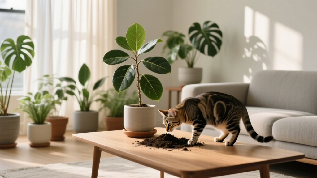 Low Maintenance How Do I Stop My Cat From Eating Plants Indoor? 7 Vet-Approved, Zero-Cost Strategies That Actually Work (No Bitter Sprays or Cage Traps Needed)