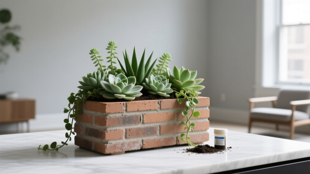 What to Do With Indoor Brick Planter Fertilizer Guide: The 7-Step No-Guesswork System That Prevents Salt Buildup, Root Burn, and Stunted Growth (Even If You’ve Killed Plants Before)