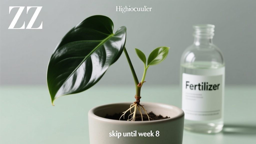 ZZ Plant Propagation from Cuttings + Fertilizer Guide: The Truth About Rooting Success (Spoiler: Skip the Fertilizer Until Week 8 — Here’s Why & Exactly When to Start)