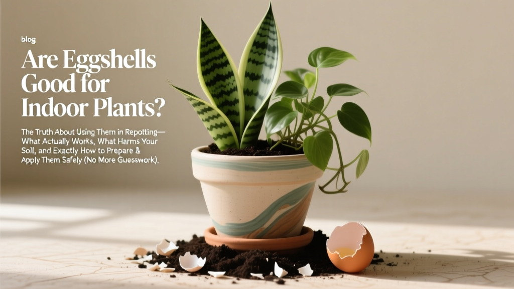 Are Eggshells Good for Indoor Plants? The Truth About Using Them in Repotting—What Actually Works, What Harms Your Soil, and Exactly How to Prepare & Apply Them Safely (No More Guesswork)