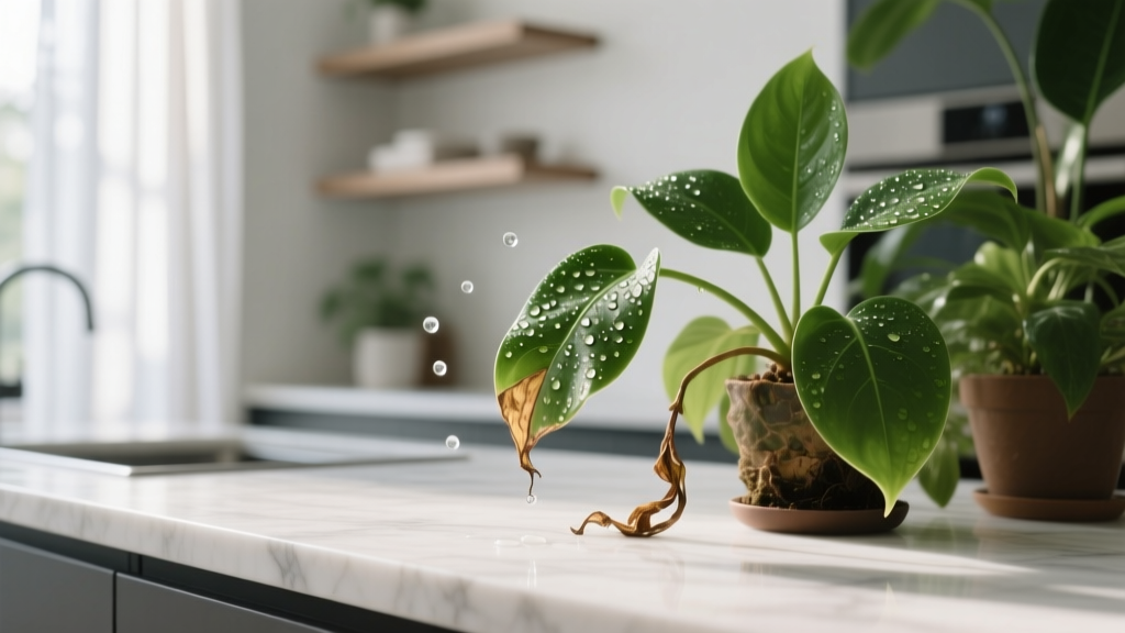 Why Are My Indoor Plants Wilting and Not Absorbing Water Dropping Leaves? 7 Hidden Causes (and Exactly What to Do Today — Before Root Rot Takes Hold)