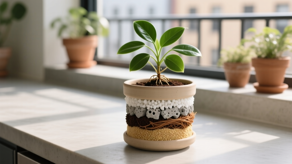 Stop Guessing What to Put in Soil for Indoor Plants: The 5-Ingredient 'Easy Care' Mix That Prevents Root Rot, Boosts Drainage, and Cuts Watering by 40% (Backed by University Extension Research)