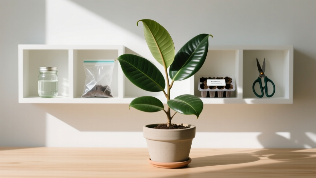 How to Propagate Rubber Plant Under $20: 4 Foolproof Methods That Cost Less Than a Latte (With Exact Supplies, Timing & Success Rates Revealed)