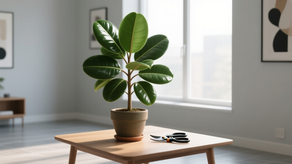 Indoor How to Prune Rubber Plant Indoors: The 5-Minute Pruning Blueprint That Prevents Legginess, Boosts Bushiness, and Saves Your Plant From Stress (No Scissors-Overload Required)