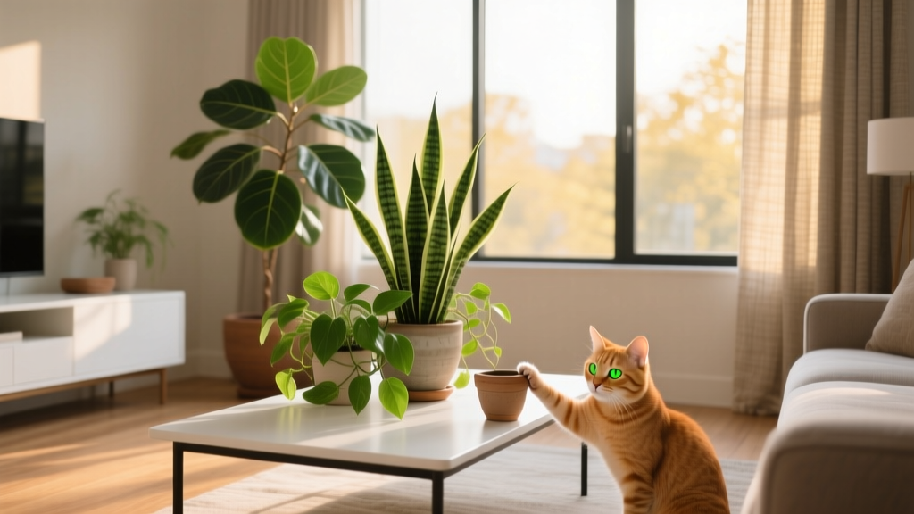 Your Cat Just Knocked Over a 'Safe' Plant—Here’s Exactly How Indoor Plants Get Sunlight *Without* Poisoning Your Cat (12 Vet-Approved Light Strategies + Toxicity Cheat Sheet)