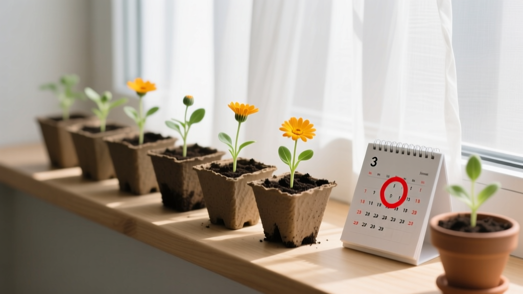 When to Plant Calendula Indoors from Seeds: The Exact 3-Week Window (Plus What Happens If You Miss It)