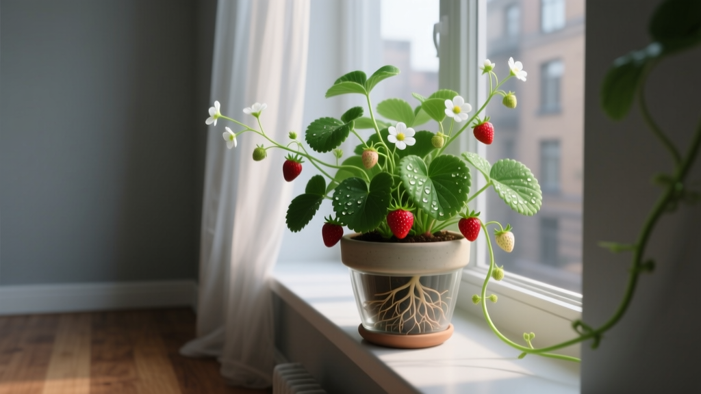 Strawberry Runners in Low Light? Here’s the Truth: 5 Proven Steps to Propagate Successfully (Even in Basements, North Windows, & Apartment Balconies)