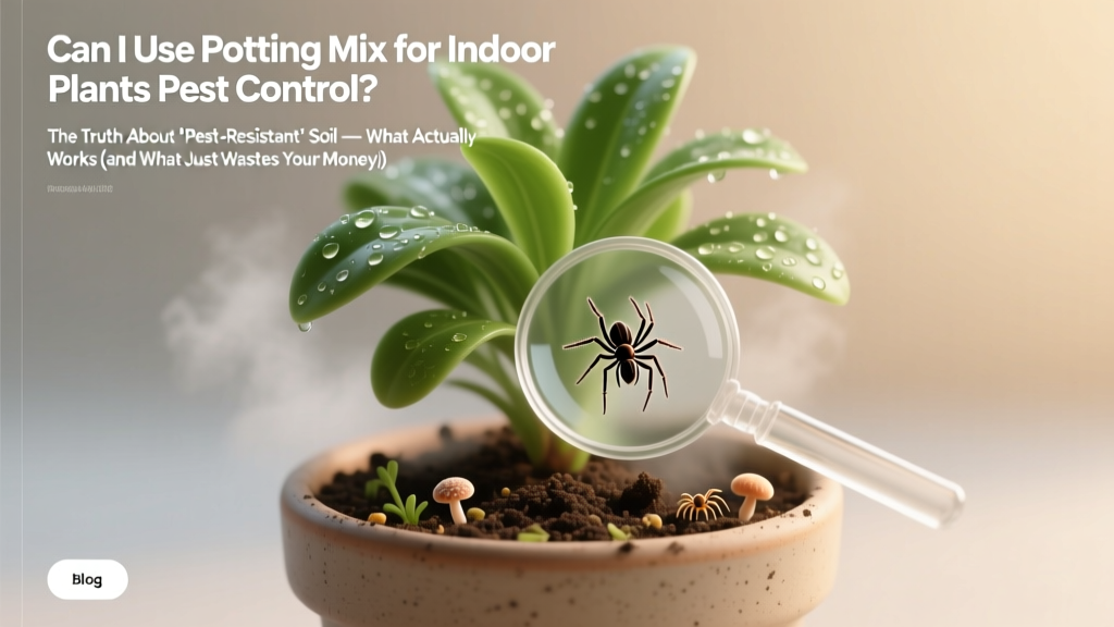 Can I Use Potting Mix for Indoor Plants Pest Control? The Truth About 'Pest-Resistant' Soil — What Actually Works (and What Just Wastes Your Money)