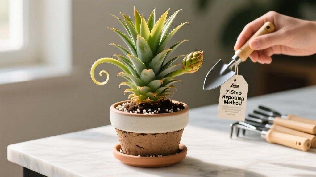 How to Care for Pineapple Indoor Plant Repotting Guide: The 7-Step Stress-Free Repotting Method That Prevents Root Rot, Saves Your Plant, and Boosts Fruit Potential (Even If You’ve Killed One Before)