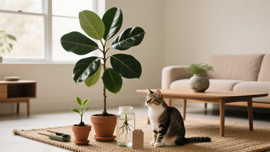 How to Protect Your Indoor Plants From Cats: 7 Propagation Tips That Actually Work (Without Toxic Sprays, Costly Barriers, or Sacrificing Your Fiddle Leaf Fig)