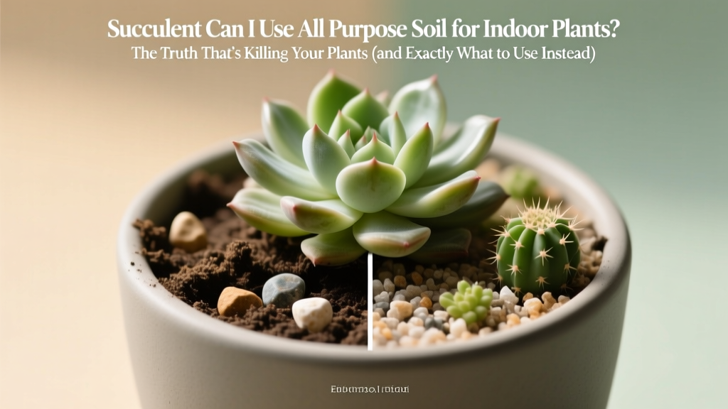 Succulent Can I Use All Purpose Soil for Indoor Plants? The Truth That’s Killing Your Plants (and Exactly What to Use Instead)