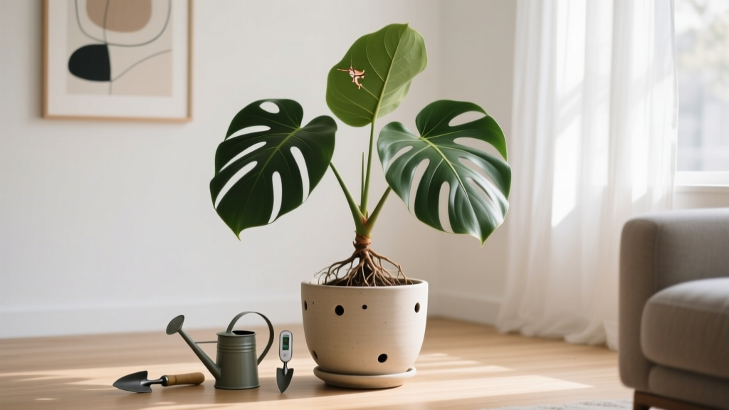 Low Maintenance What to Do About Large Indoor Plants with Shallow Roots: 7 Proven Strategies That Cut Watering by 60%, Prevent Toppling, and Eliminate Root Rot — Even If You’ve Killed 3 Fiddle Leaf Figs