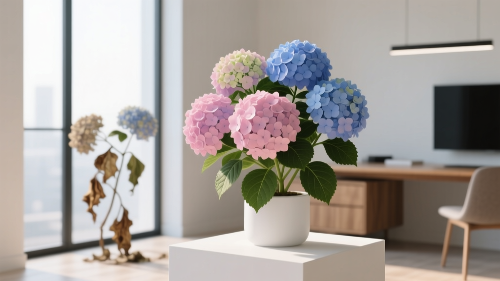 Stop Killing Your Indoor Hydrangea: The Exact 7-Step Revival Protocol Most Gardeners Miss (Spoiler: It’s NOT a Succulent — Here’s Why That Mistake Is Costing You Blooms)