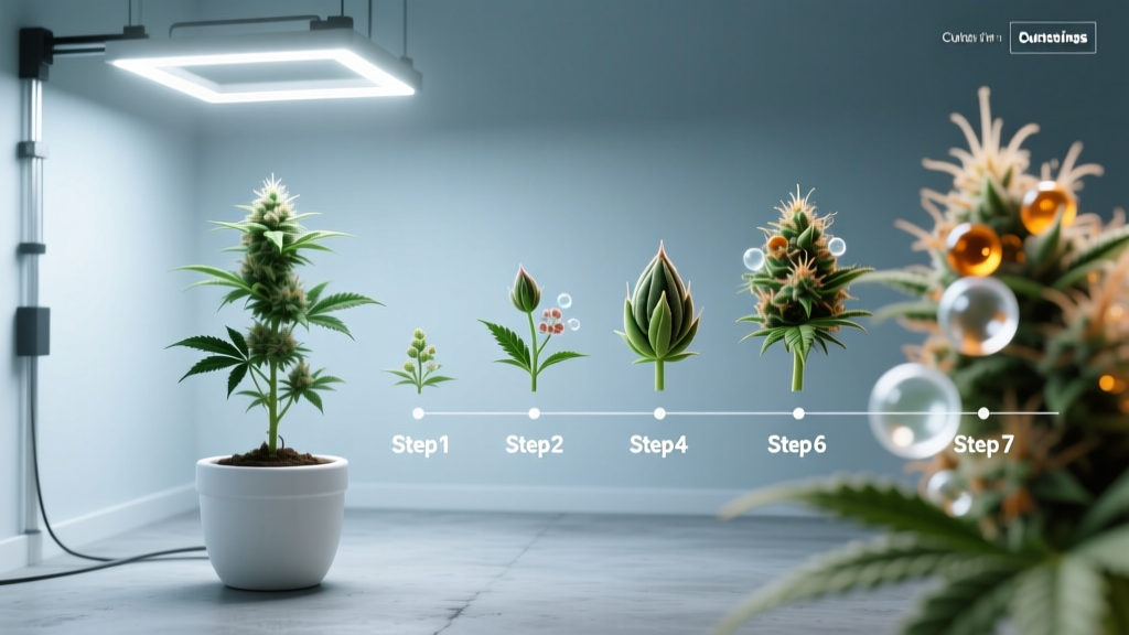 When to Harvest Indoor Weed Plant from Cuttings: The Exact 7-Step Visual & Trichome Timeline (No Guesswork, No Premature Cuts, No Lost Potency)
