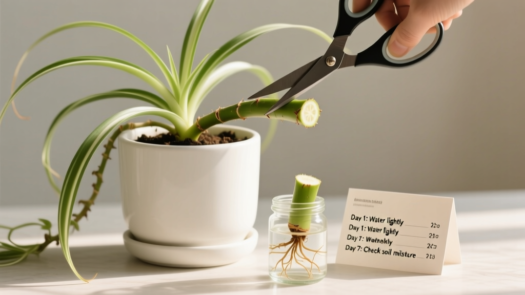 How to Cut a Spider Plant to Propagate + Watering Schedule: The Exact Step-by-Step Method That Prevents Root Rot, Saves Your Babies, and Doubles Your Plants in 3 Weeks (No Guesswork)