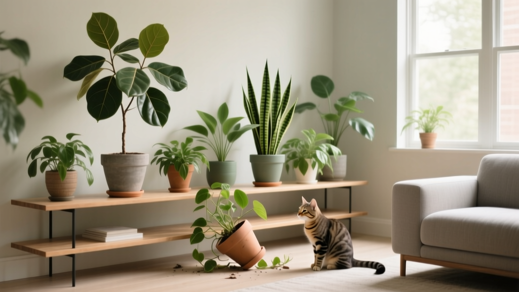 How to Cat Proof Indoor Plants Under $20: 7 Vet-Approved, Budget-Friendly Tactics That Actually Stop Chewing, Digging, and Knocking Over (No Toxic Sprays or $50 'Cat-Proof' Plant Stands Required)