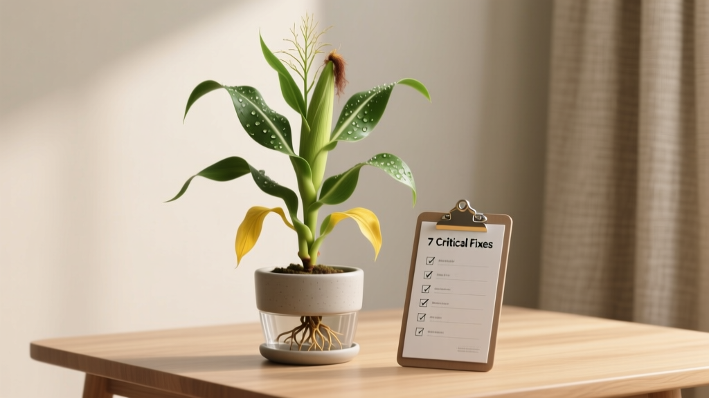 Yes, You *Can* Propagate a Corn Plant Not Growing — But Only If You First Diagnose *Why* It’s Stalled (7 Critical Fixes Before You Snip a Stem)