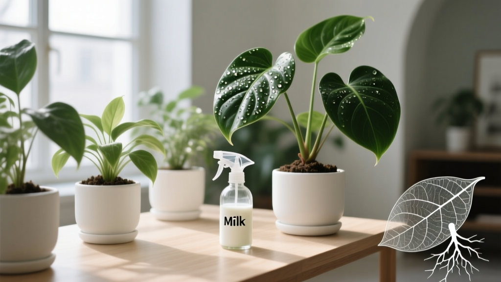 Is Milk Good for Plants Indoors? The Truth Behind the Viral 'Milk Spray' Trend — What Botanists Actually Say About Calcium, Fungus, and Root Rot Risks