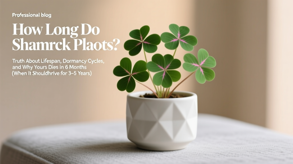 How Long Do Shamrock Plants Last Indoors? The Truth About Lifespan, Dormancy Cycles, and Why Yours Dies in 6 Months (When It Should Thrive for 3–5 Years)