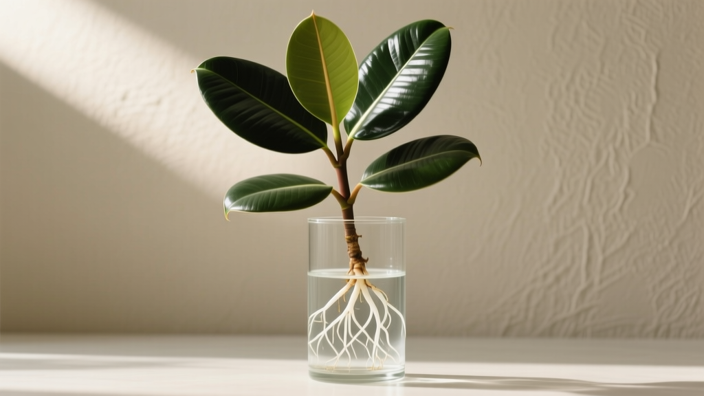 Stop Waiting Years: The Exact Water Propagation Method That Makes Slow-Growing Rubber Plants Root in 14–21 Days (Not 6+ Months Like Most Guides Claim)