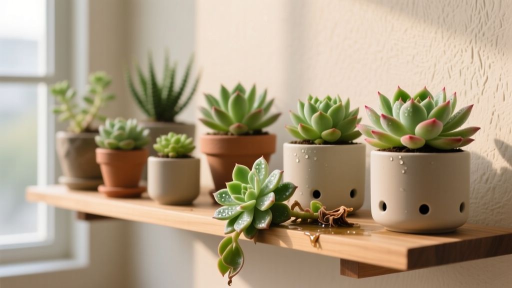 Succulent How to Overwinter Outdoor Plants Indoors: The 7-Step Indoor Transition Guide That Saves 92% of Your Summer Succulents (No More Yellow Leaves or Sudden Collapse)