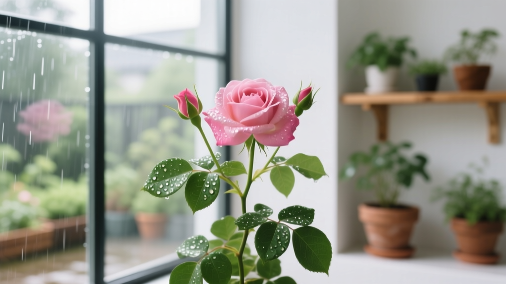 Should the rose plant be kept indoors during rain in bright light? The truth about rain, light, and rose health—what every home gardener gets dangerously wrong (and how to fix it in 3 simple steps)