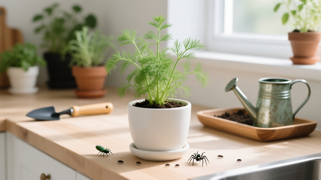 How to Care for Dill Plants Indoors Pest Control: The 7-Step Indoor Dill Rescue Plan That Stops Aphids, Spider Mites & Fungus Gnats Before They Wreck Your Herb Garden (No Pesticides Needed)