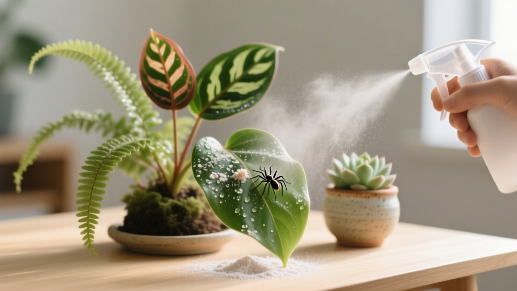 Large How to Use Diatomaceous Earth on Indoor Plants: The Exact 5-Step Method That Stops Mealybugs & Spider Mites in 72 Hours (Without Harming Your Ferns, Calatheas, or Pets)