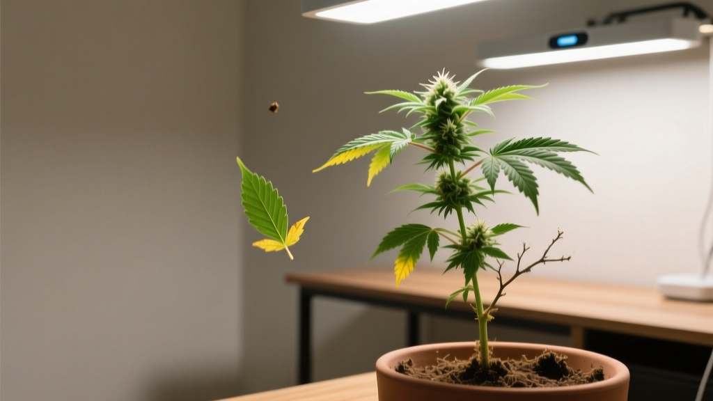 Why Your Indoor Marijuana Plant Is Dropping Leaves *and* Producing Less — The 7 Hidden Stressors Killing Yield (And Exactly How to Fix Each One in 48 Hours)